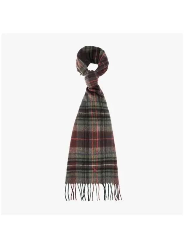 PC0946 325 Pony Plaid Check Fringe Muffler - POLO RALPH LAUREN - BALAAN 5