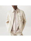 padding mix merino wool zipup cardigan white - BELSTAFF - BALAAN 5