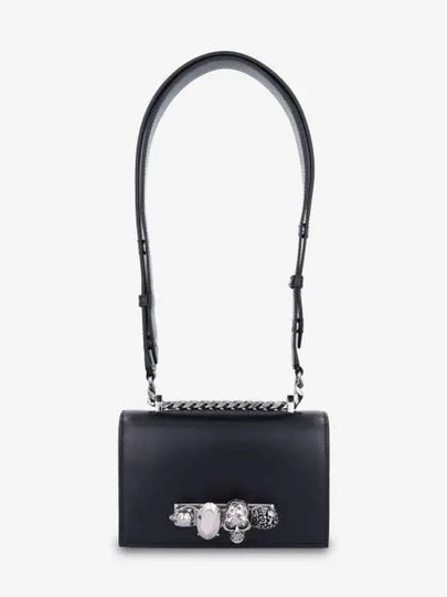 Biker Skull Jewelry Mini Satchel Shoulder Bag Black - ALEXANDER MCQUEEN - BALAAN 2