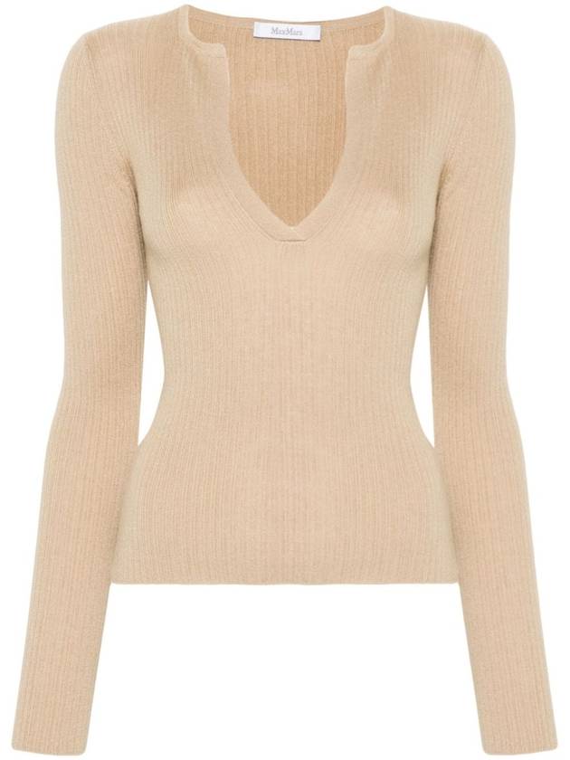 Max Mara Sweaters Beige - MAX MARA - BALAAN 1