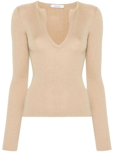 Max Mara Sweaters Beige - MAX MARA - BALAAN 1