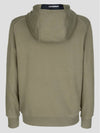 Men's Lens Wappen Fleece Hoodie Khaki - CP COMPANY - BALAAN 6