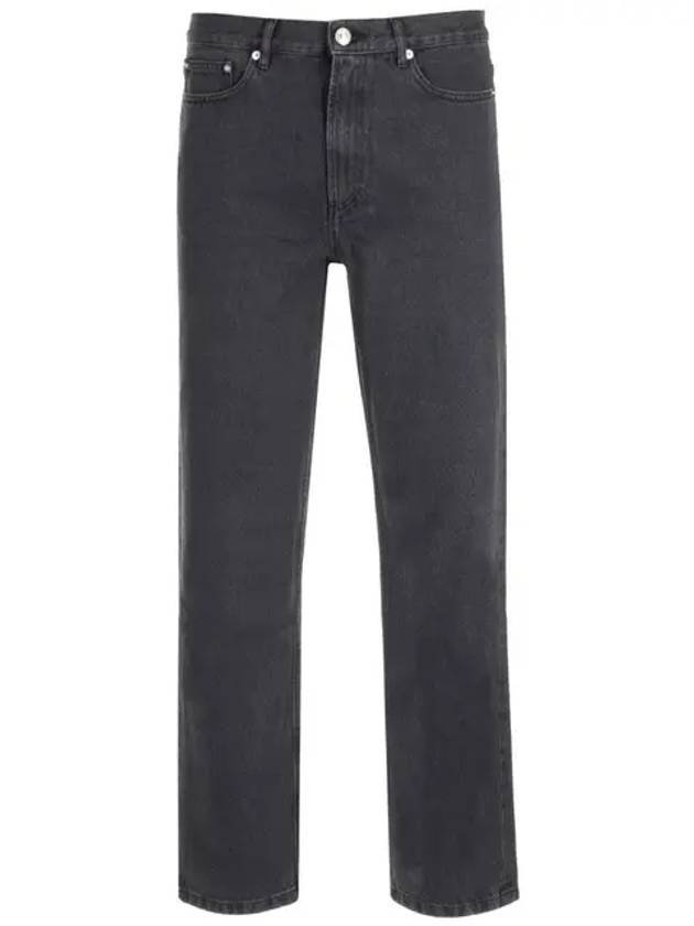 Men's Martin Straight Jeans Black - A.P.C. - BALAAN 2