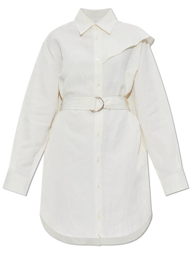 JW Anderson Dress With Belt, Women's, Cream - JW ANDERSON - BALAAN 1