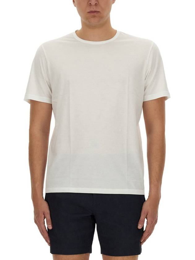 Precise Luxe Cotton Jersey Short Sleeve T-Shirt White - THEORY - BALAAN 2