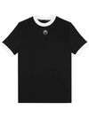 MTT088A CJER0011 BK99 Men s Short Sleeve T Shirt - MARINE SERRE - BALAAN 2