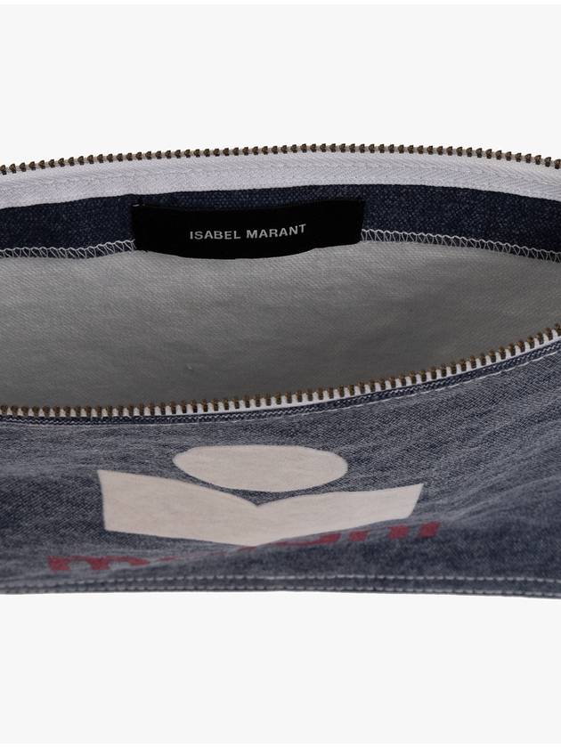 Women's Pouch Pochette Netia Blue - ISABEL MARANT - BALAAN 6