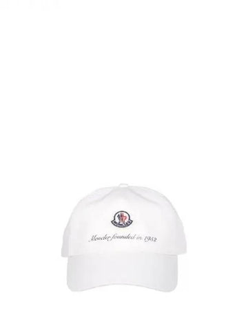 Logo Patch Cotton Ball Cap 270106 - MONCLER - BALAAN 1