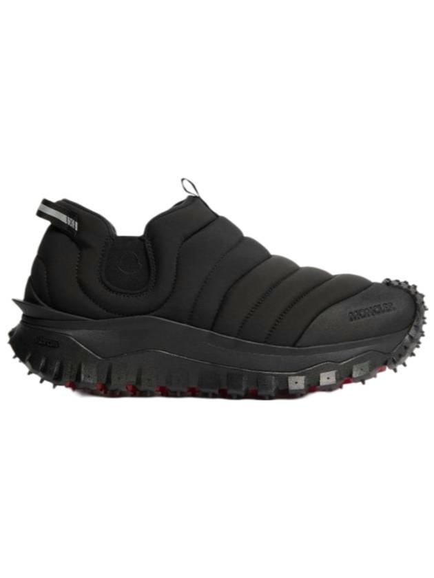 Trailgrip Apres Water Repellent Low Top Sneakers Volcanic Black - MONCLER - BALAAN 1