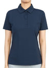 Women's Featherweight Short Sleeve PK Shirt Twilight - G/FORE - BALAAN 2