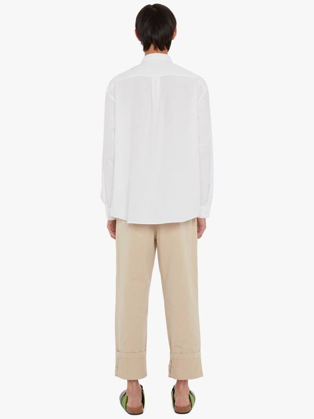 iong sleeve shirt with fringe details - JW ANDERSON - BALAAN 4