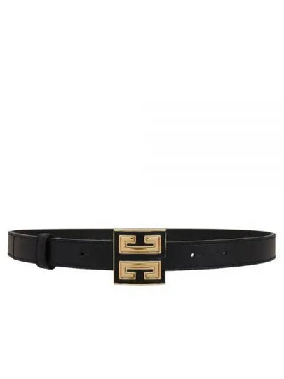 4G Leather Belt Black - GIVENCHY - BALAAN 2