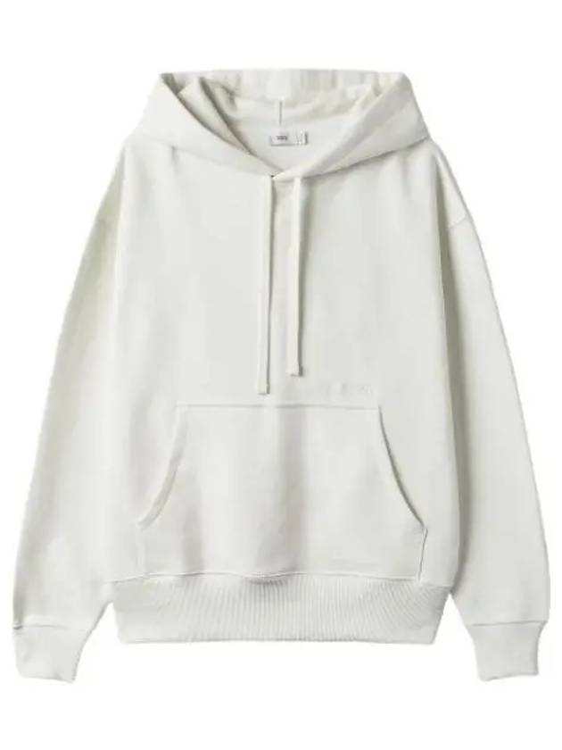 Organic American Feels Hooded Marble White T Shirt - CLOSED - BALAAN 1