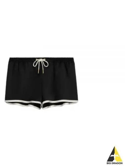 mini Triomphe shorts in satin 2P77A199Q 38NO - CELINE - BALAAN 2