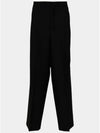 Wool Straight Pants Black - AMI - BALAAN 2