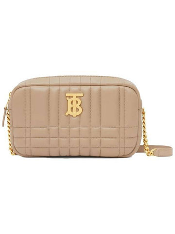 Women's Lola Small Shoulder Bag Oat Beige - BURBERRY - BALAAN 1