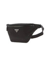 2VL033 2DMH F0002 Re Nylon Saffiano Triangle Logo Belt Bag Slingback - PRADA - BALAAN 3