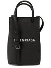 Logo Print Phone Holder Small Cross Bag Black - BALENCIAGA - BALAAN 2