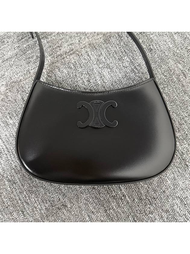 Medium Tilly Shiny Calfskin Cross Bag Black - CELINE - BALAAN 11