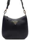 Vitello Phoenix Shoulder Bag Black - PRADA - BALAAN 3