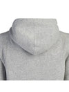 Waffen Patch Knit Zip Up Hoodie Light Grey - STONE ISLAND - BALAAN 7