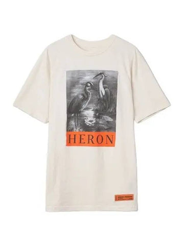 Heron Preston logo graphic short sleeve t shirt white - HERON PRESTON - BALAAN 1