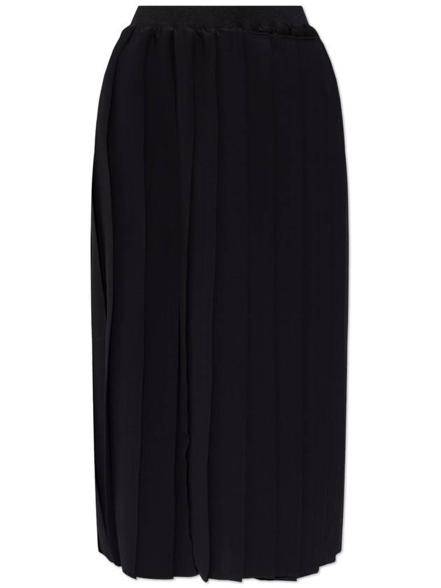 MM6 Maison Margiela Pleated Skirt, Women's, Black - MAISON MARGIELA - BALAAN 1