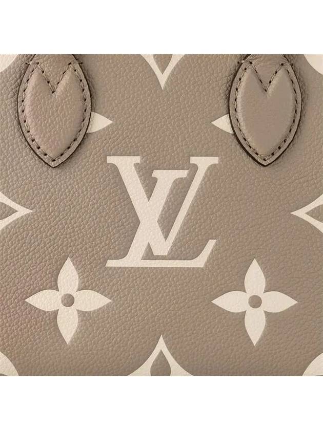 OnTheGo BB Bicolor Monogram Empreinte Leather Tote Bag Dove Grey - LOUIS VUITTON - BALAAN 5