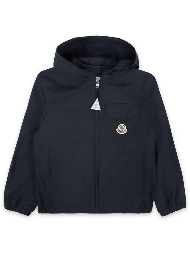 Kids EBO Wappen Patch Pocket Jacket Navy 1A00089 54A91 74S 8 10A - MONCLER - BALAAN 3