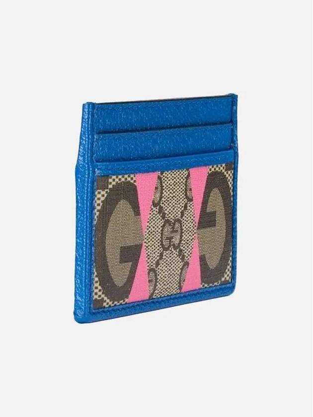 GG Rhombus Supreme Card Wallet 673002 D701 - GUCCI - BALAAN 3