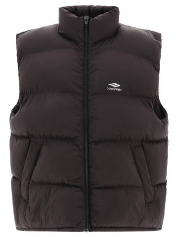 Quilted Nylon Puffer Vest Black - BALENCIAGA - BALAAN 1