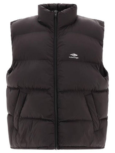 Quilted Nylon Puffer Vest Black - BALENCIAGA - BALAAN 1