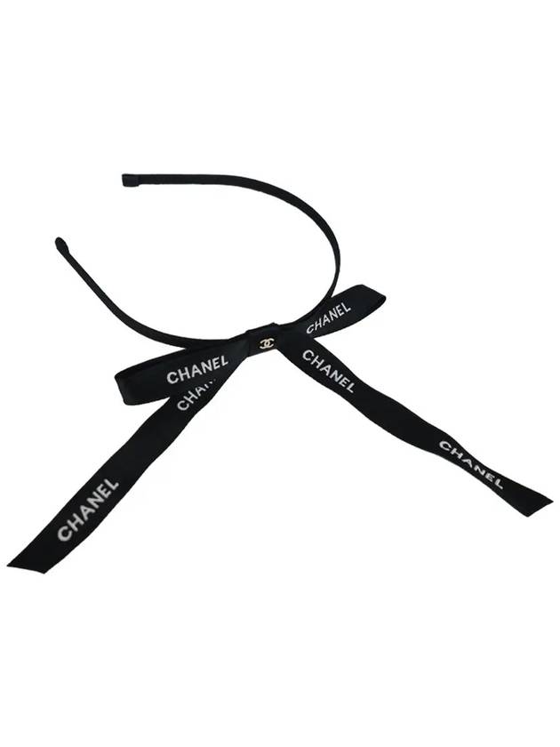 24B Lettering Ribbon Hairband AAA423 B18099 - CHANEL - BALAAN 2