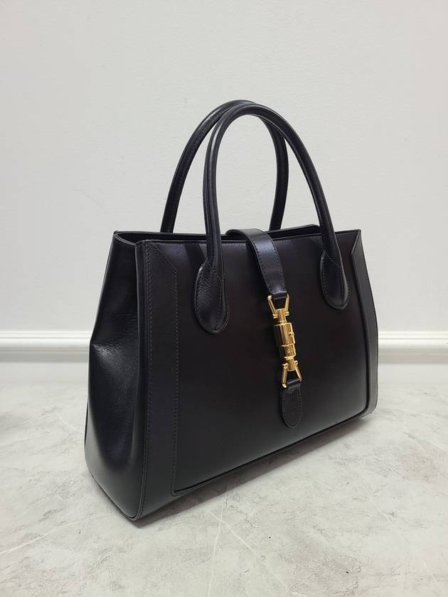 Black Jackie 1961 Leather Medium Tote Bag - GUCCI - BALAAN 2