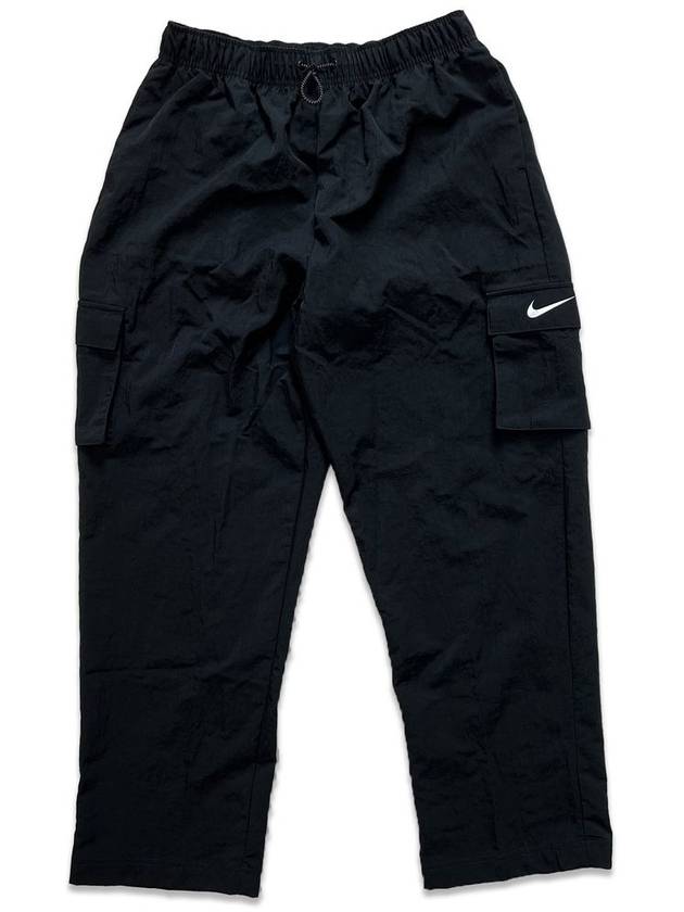 High Rise Woven Cargo Pants Black - NIKE - BALAAN 6