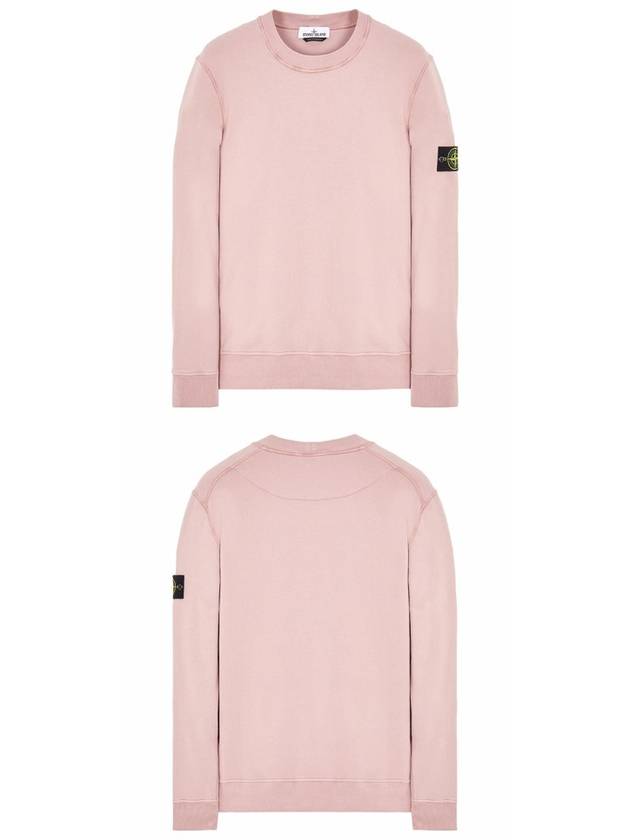 Wappen Patch Crew Neck Sweatshirt Rose Quartz - STONE ISLAND - BALAAN 5