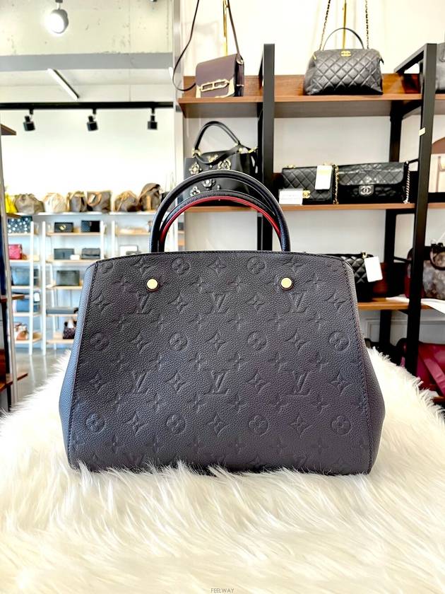 Daol Merchant Store Montaigne MM Empreinte Navy M42746 Condition A - LOUIS VUITTON - BALAAN 3