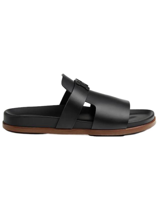 Jores Slippers Black - HERMES - BALAAN 1