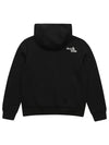 full zip-up hooded cardigan 6203GXSPBLACK - BLACK&WHITE - BALAAN 2