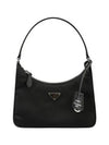 Re-Edition 2005 Saffiano Trimming Re-Nylon Shoulder Bag Black - PRADA - BALAAN 2