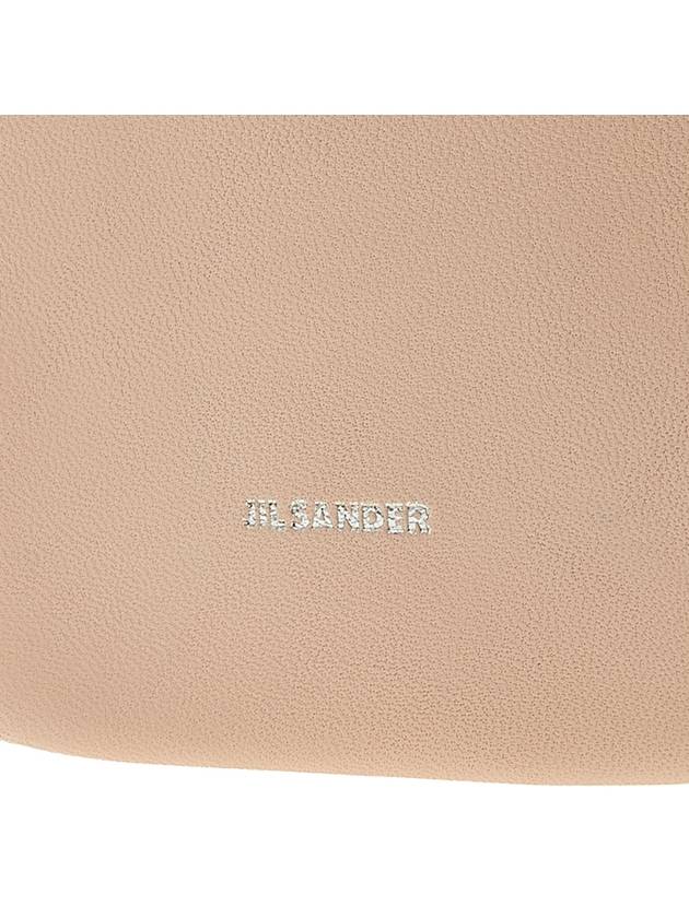 Embossed Logo Small Lambskin Leather Shoulder Bag Pink - JIL SANDER - BALAAN 8