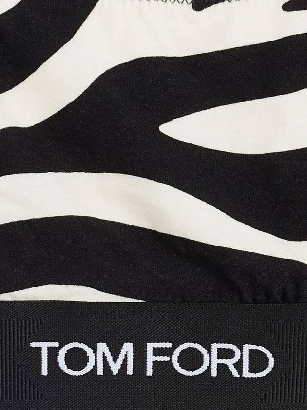 short sleeve t-shirt BRJ016JEP032XECBL White black - TOM FORD - BALAAN 4