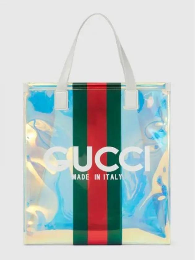 Web Small Transparent Tote Bag - GUCCI - BALAAN 2