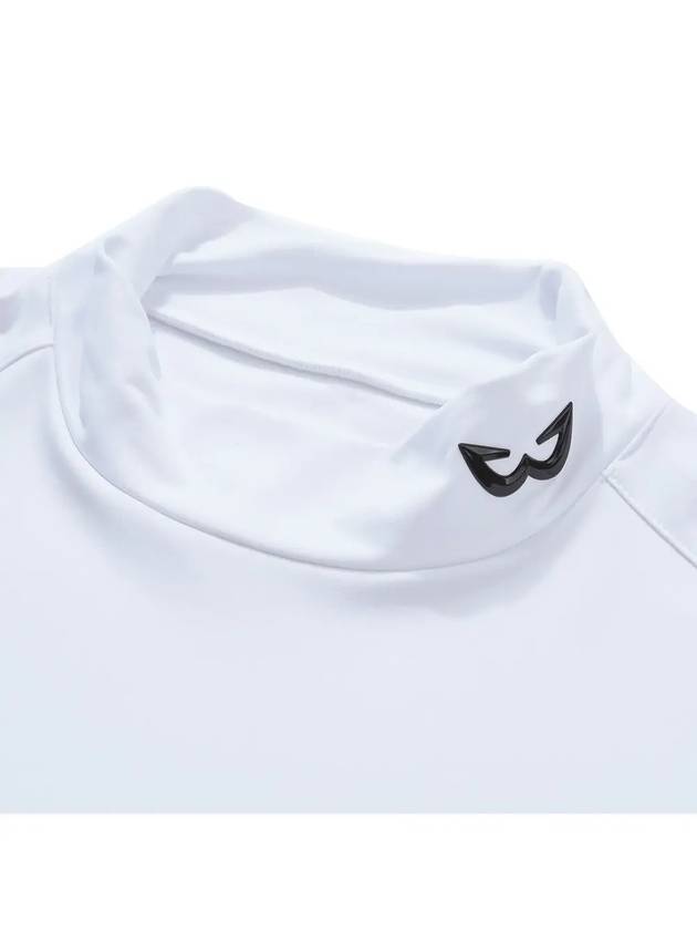 Golf Wear Basic Jersey Turtleneck WB21FAMT01WH White - WHITEBALL - BALAAN 4