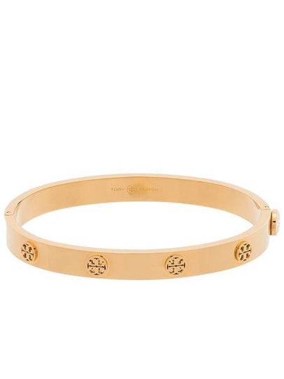 Miller Hinged Stud Bangle Bracelet Gold - TORY BURCH - BALAAN 2