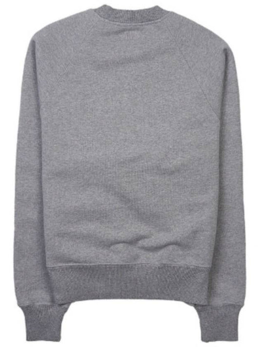 Small Heart Logo Sweatshirt Grey - AMI - BALAAN 2