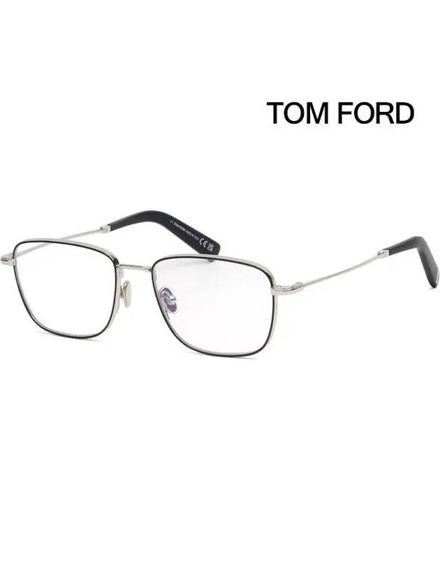 Blue light blocking glasses frame TF5748B 002 men women square metal frame - TOM FORD - BALAAN 7