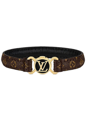 LV Clic It Bracelet Gold Brown - LOUIS VUITTON - BALAAN 1