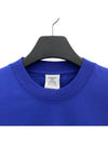 Gvasalia Overfit Short Sleeve T-Shirt Blue - VETEMENTS - BALAAN 4