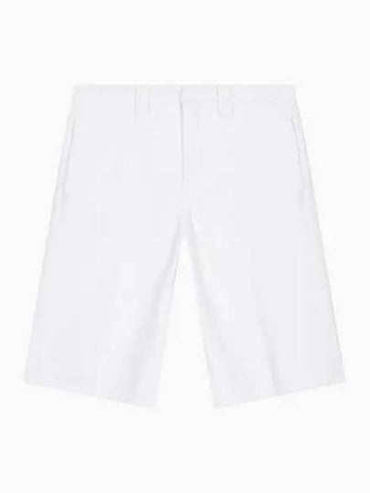 JEANS Men s White Loose Fit Trousers Shorts J325777 1AA - CALVIN KLEIN - BALAAN 2